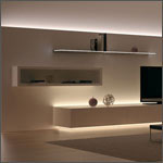 cabinet lighting: by tresco, hafele & hera