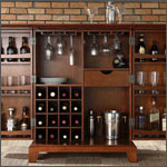 Wine Rack & Wine Furniture: Hanging Wine Rack, Bars, Stemware Racks & Bar Furniture